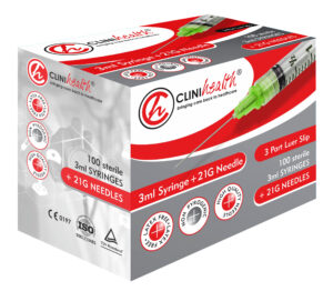 21G-3ml-Needle-Pack-Shot-300x262-1.jpg Syringe 3ml plus 21g needle Clinihealth - 100s - Image 1