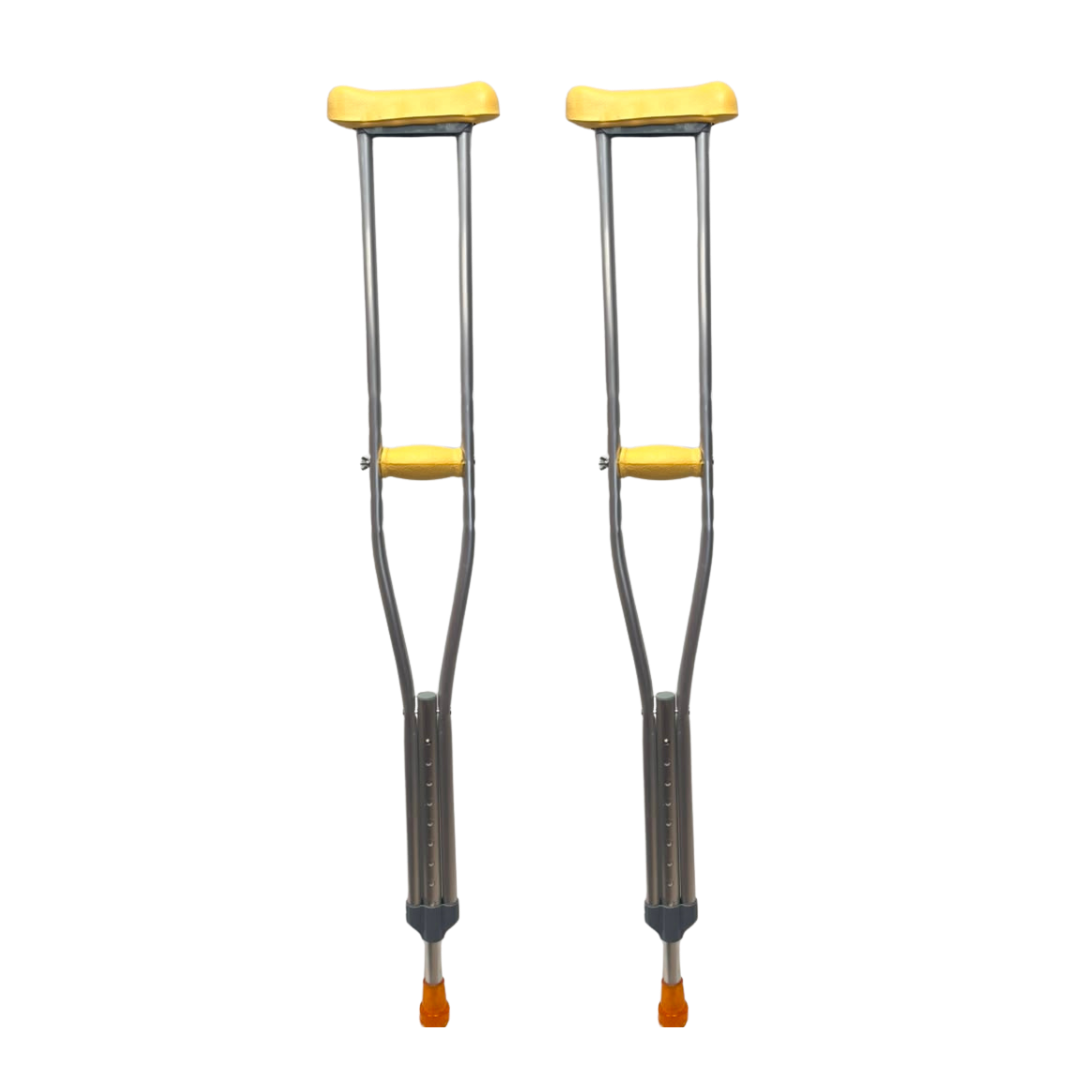 Aluminum Underarm Crutches Medium – 1 Pair Aluminum Underarm Crutches Large - 1 Pair - Image 1