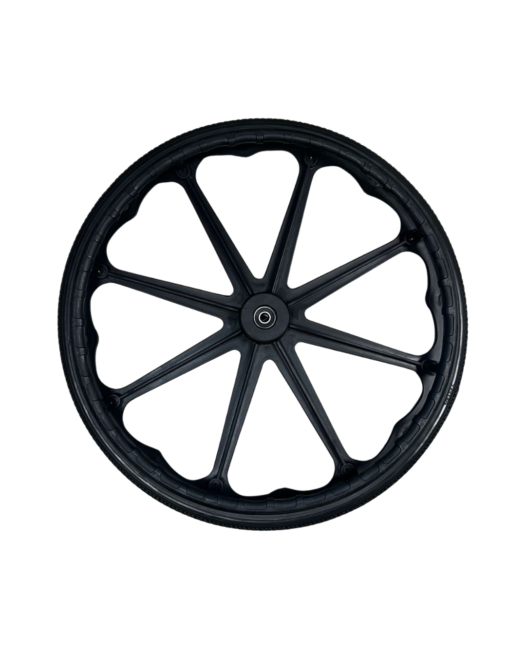 CH807A-Front-View.png Replacement Wheel for wheelchair Fixed armrest - Image 1