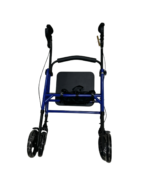 Rollator 4 wheel with Bag and Detachable Back - Aluminum - Image 2