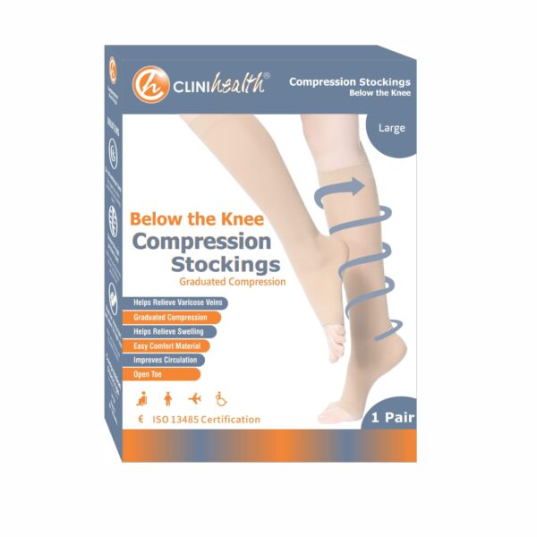 Compression Stockings Large Below the Knee Class 2
