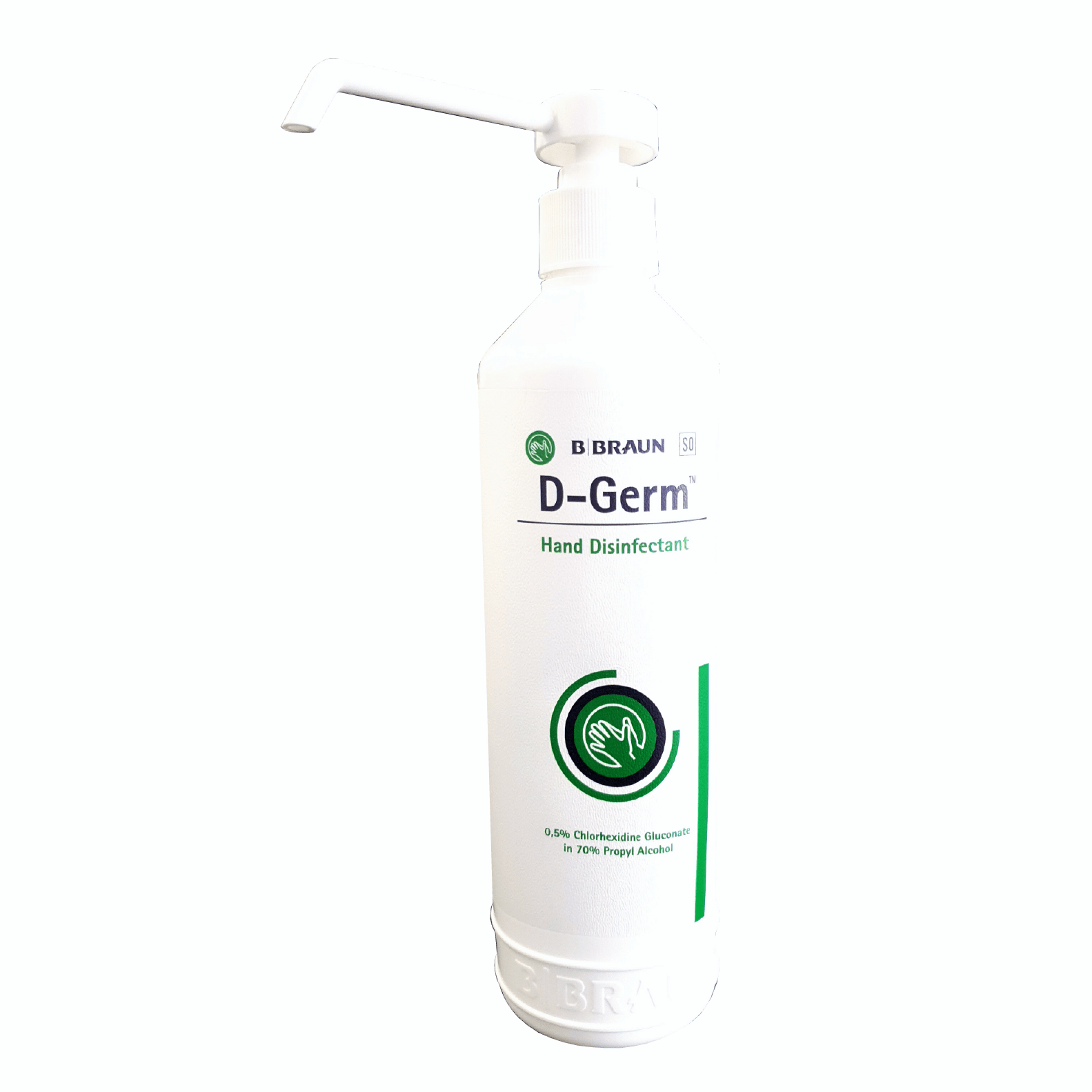 D-GERM.png D-Germ Hand Disinfectant with Pump 500ml - Image 1