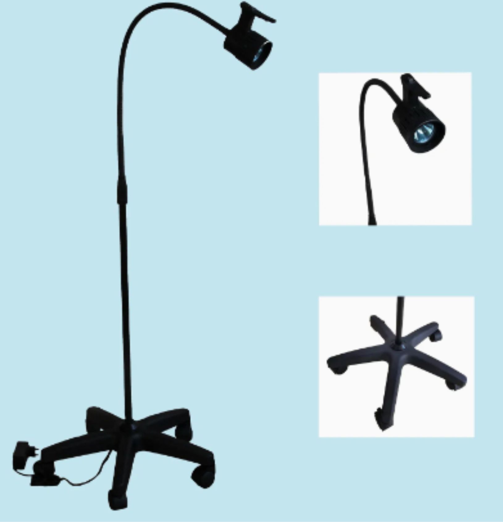 Examination-Lamp-Black-3.jpg Examination Lamp - Black - Image 1