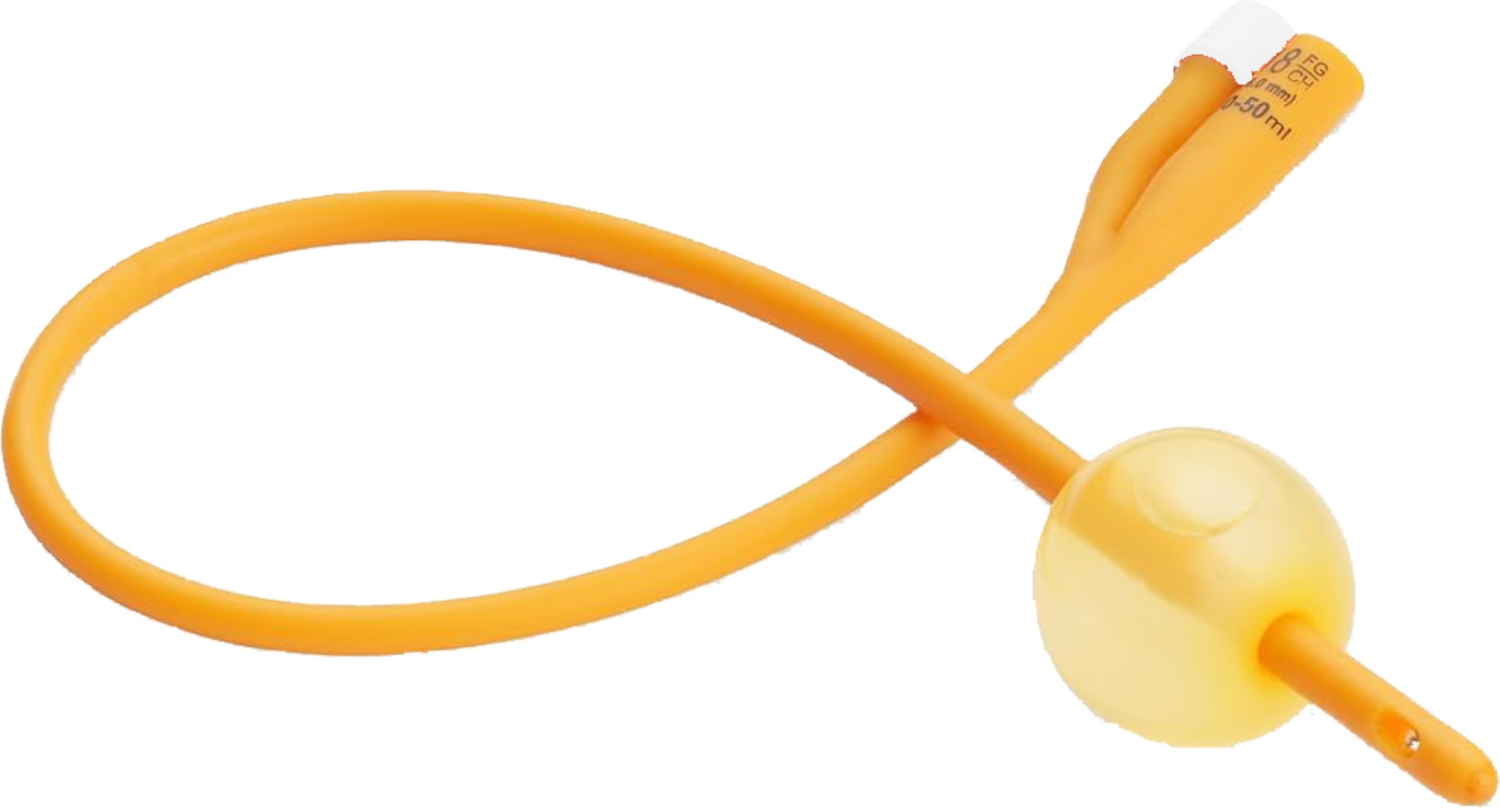Foley-Catheter-Latex-Silicone-Two-Way-12FR-10s-White-scaled-1.jpg Foley Catheter 100% Latex Silicone Two Way 12FR White - 10s - Image 1