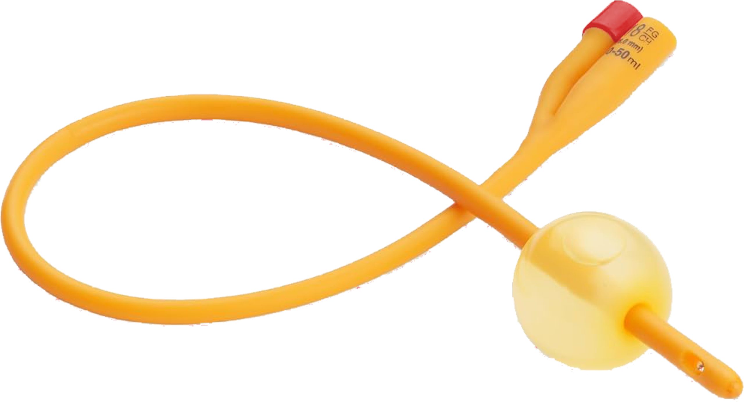 Foley-Catheter-Latex-Silicone-Two-Way-18FR-10s-Red-scaled-1.jpg Foley Catheter 100% Latex Silicone Two Way 18FR Red - 10s - Image 1