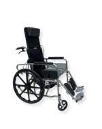 Full Reclining Wheelchair with Commode