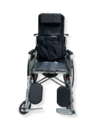 Full Reclining Wheelchair with Commode - Image 2