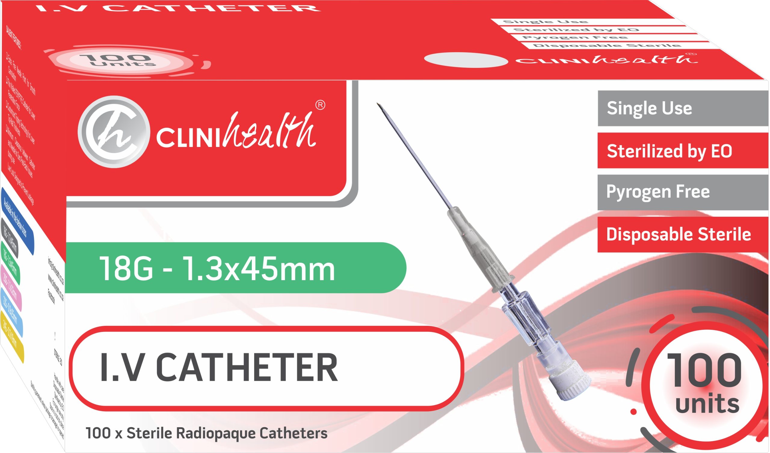 IVC18G1345CH-IV-Cath-18g-without-port-and-wings-scaled-1.jpg IV Catheter 18G without port and wings - 100s - Image 1