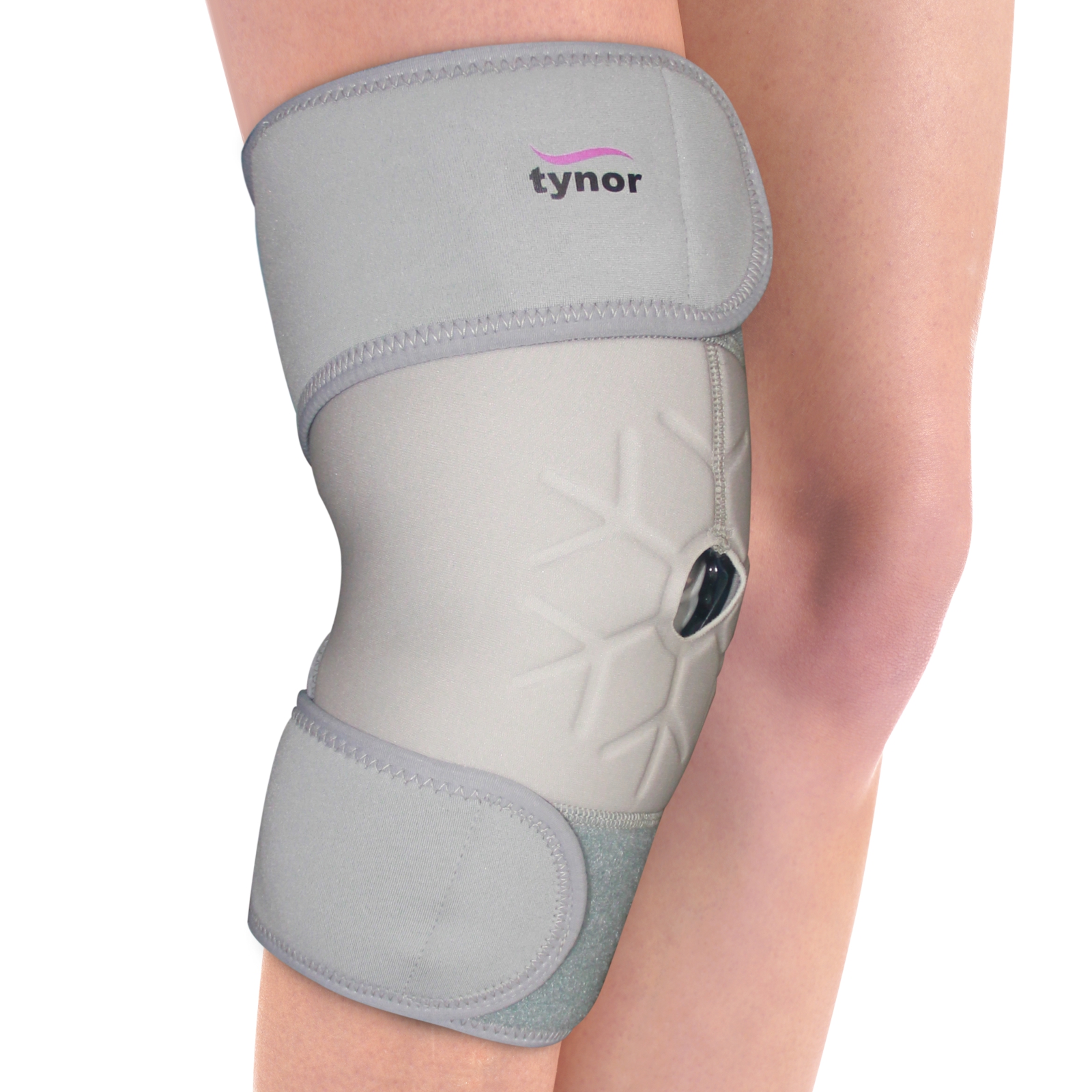 Knee-Wrap-1.jpg Cool Pack Knee Wrap - Grey Universal Size - Image 1