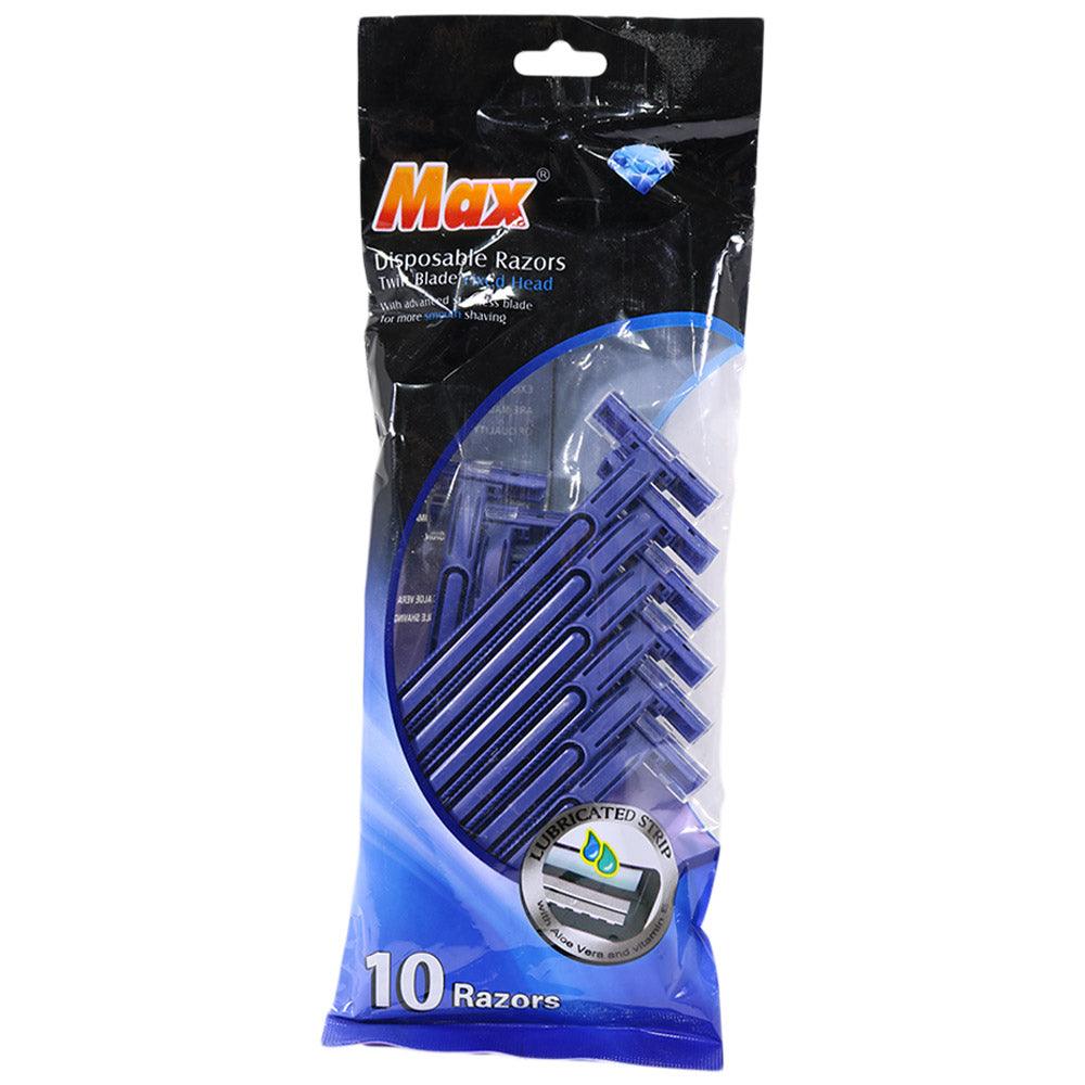 Max-Disposable-Razors.jpg Razor Blade Max 10 Pcs - Image 1