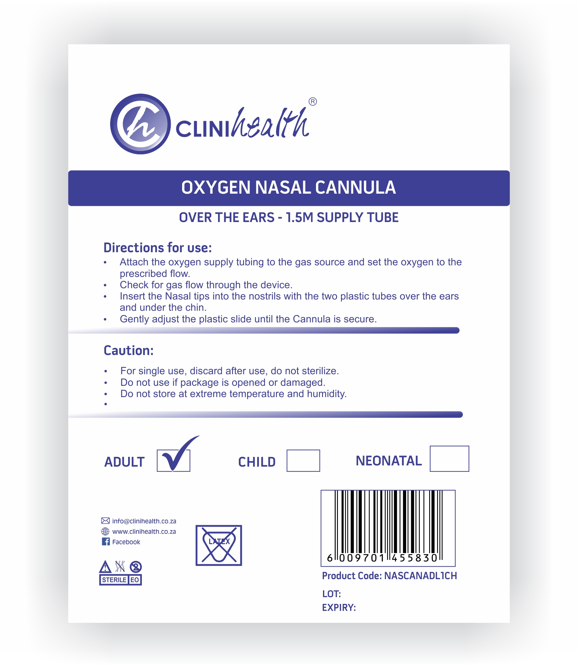 Nasal-Cannula-Adult-1.jpg Oxygen Nasal Cannula - Adult - Image 1
