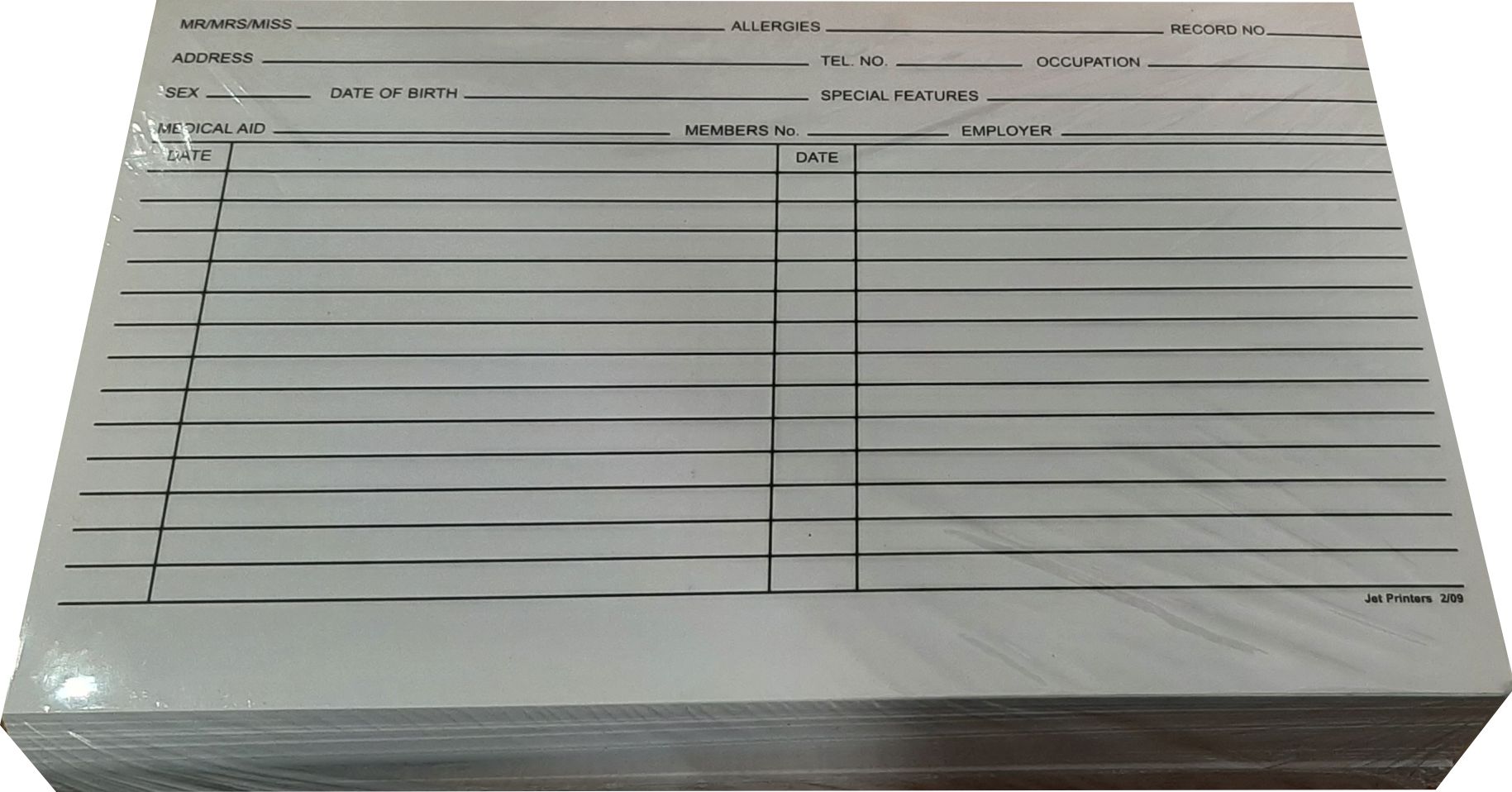 Record-cards-2.jpg Medical Record Cards - 500s - Image 1
