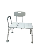 Shower Chair Bench with One Side Handle and Backrest