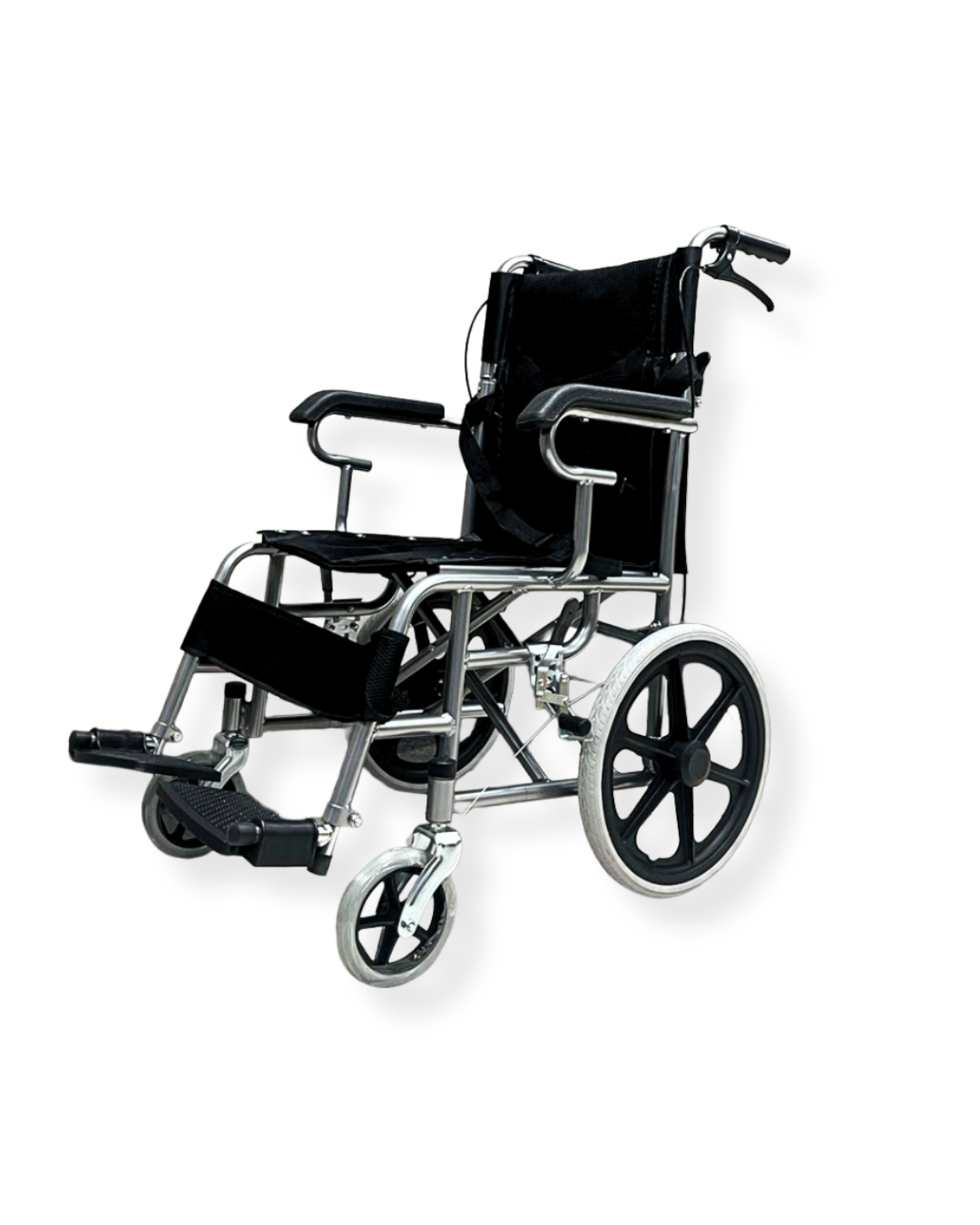 Side-Children-wheelcahir-Black.png Wheelchair Childrens Standard Black - Foldable - Image 1