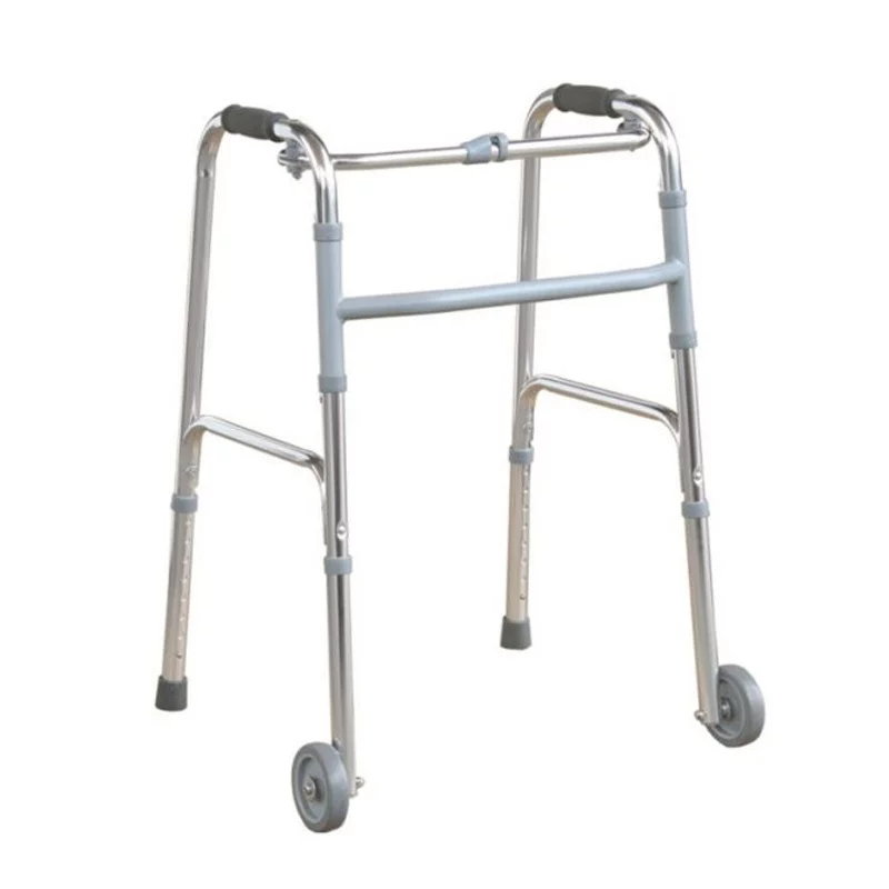 Standard-foldable-wheeled-walker.png Walker with wheels - Image 1
