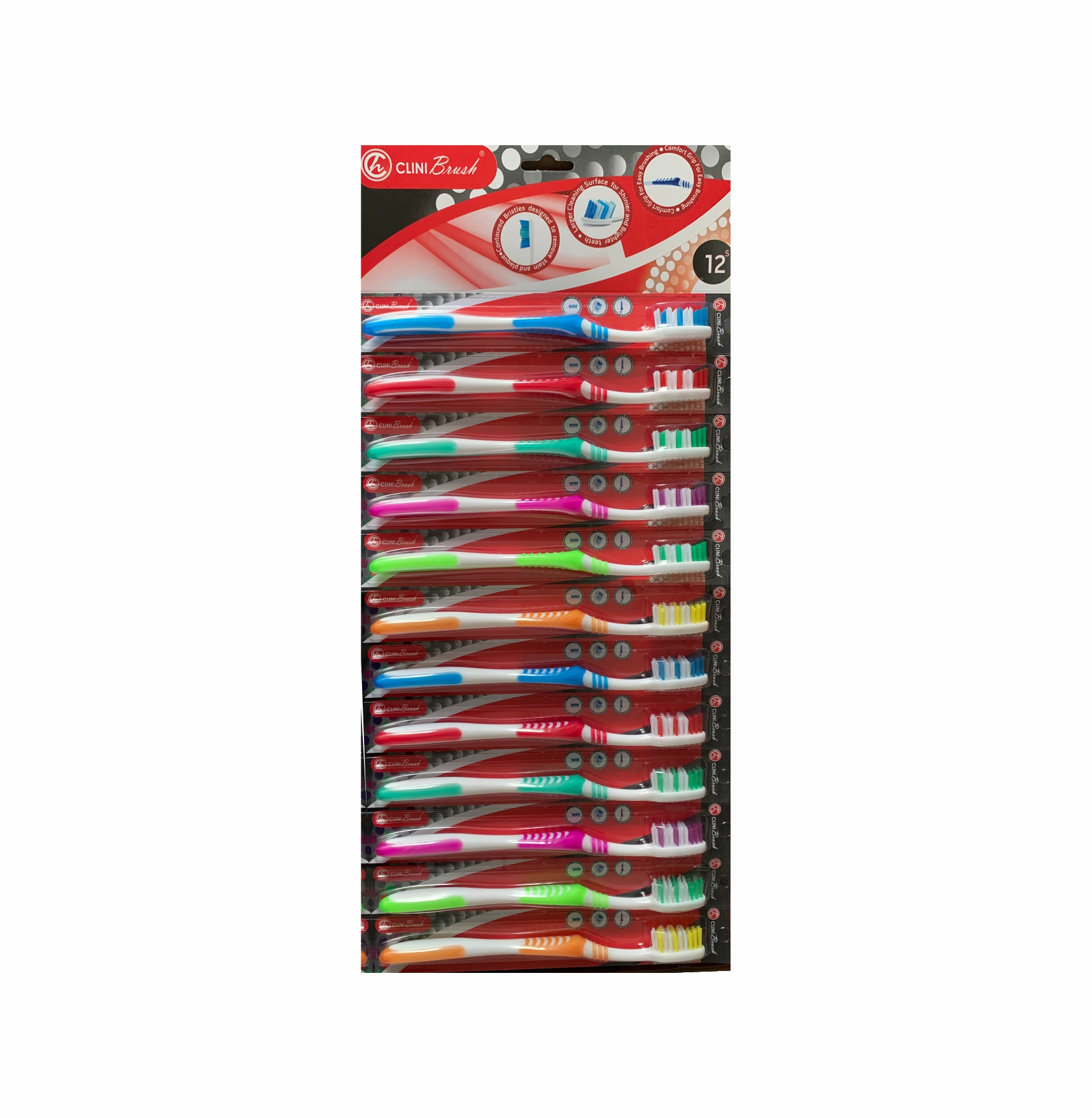 Toothbrush-New.jpg Toothbrush - Various Colours 12s - Image 1