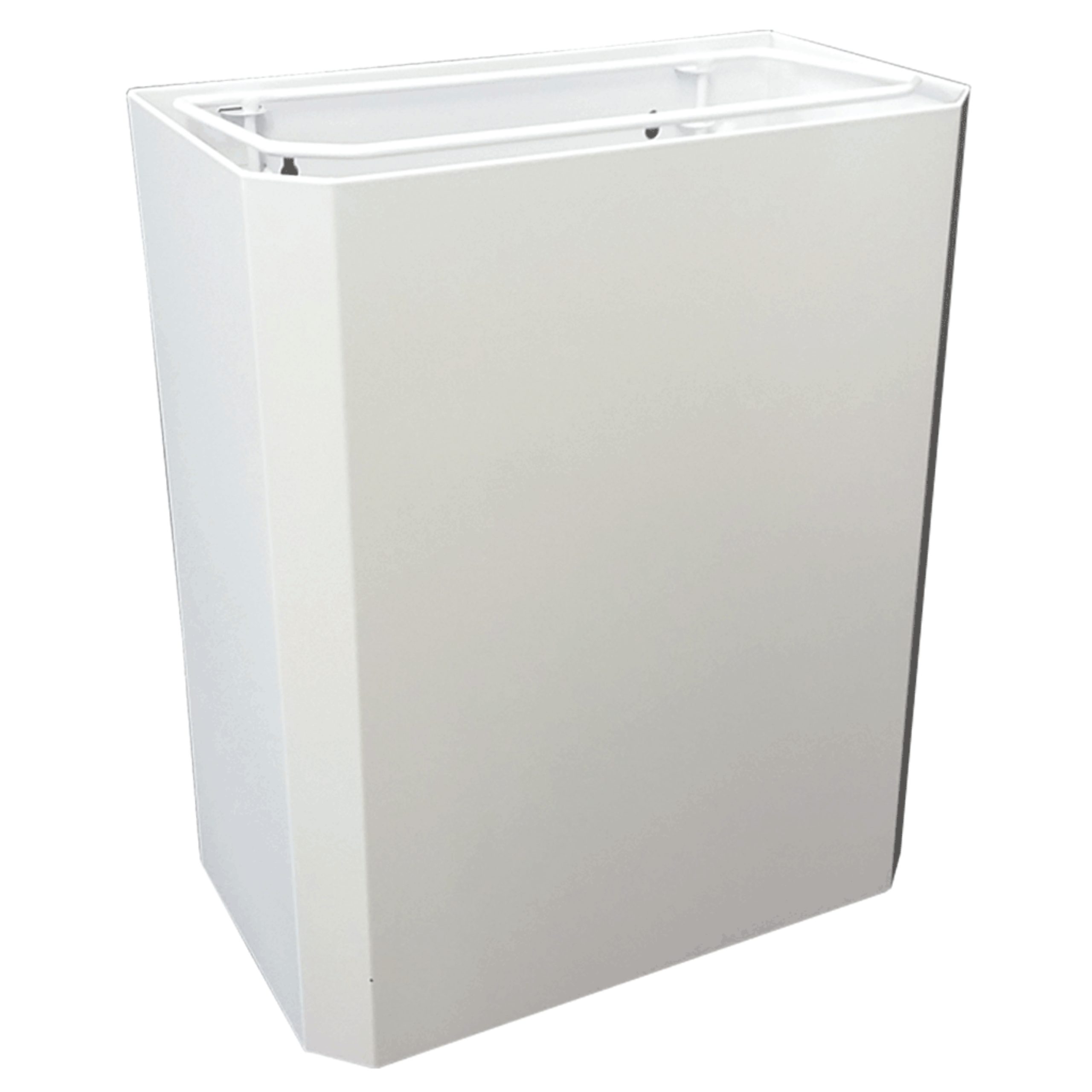 WWBS3696W-scaled-1.jpg Wall Waste Bin Symphony 36L - White - Image 1