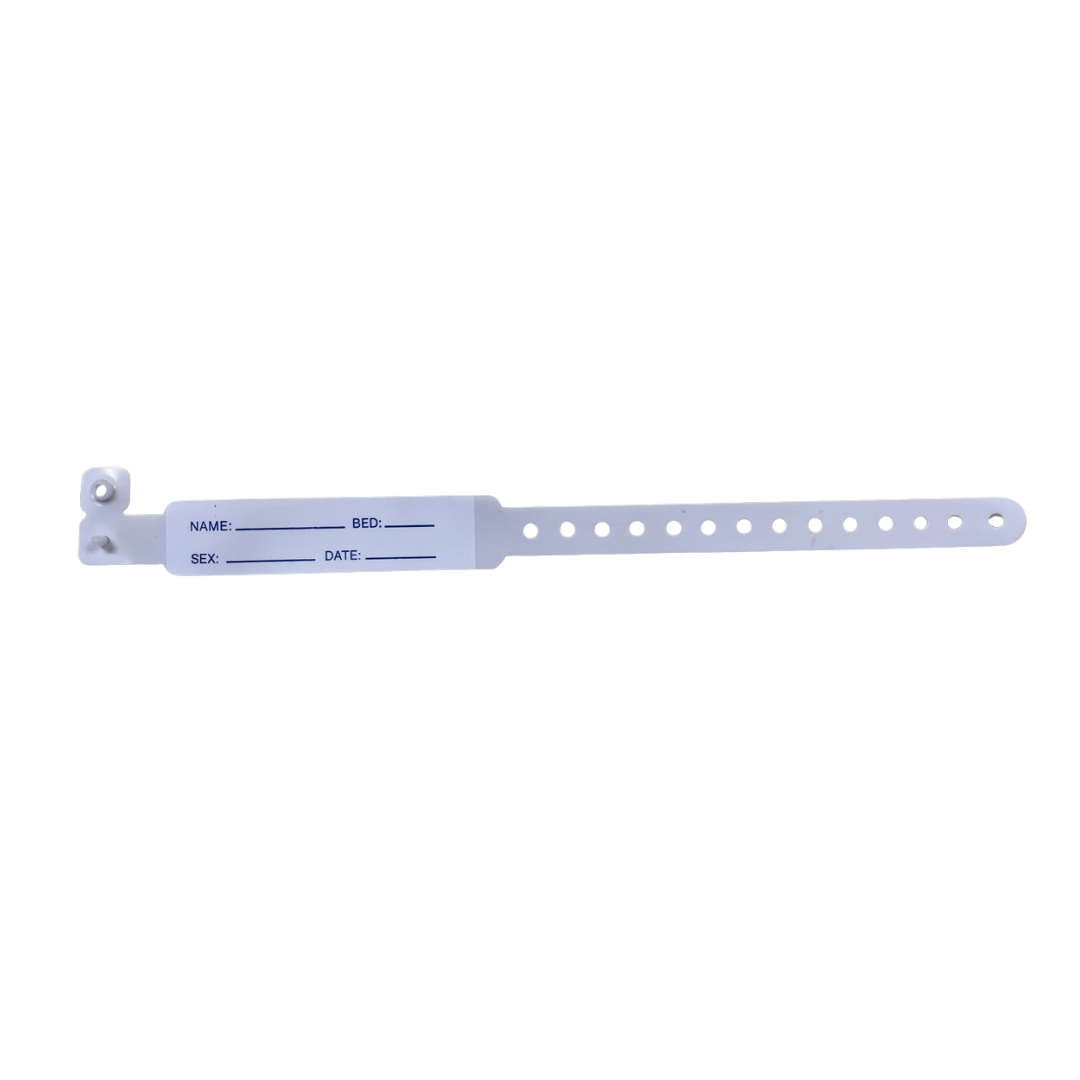 White Adult - ID Band Identification Bands Child - 100s White - Image 1